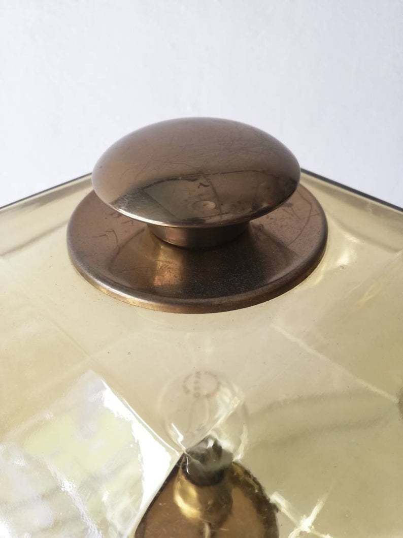 Top Quality Bergbroms Fantastic Floor Lamp   Glass Lampshade And Brass Body   1960s Sweden photo buy
