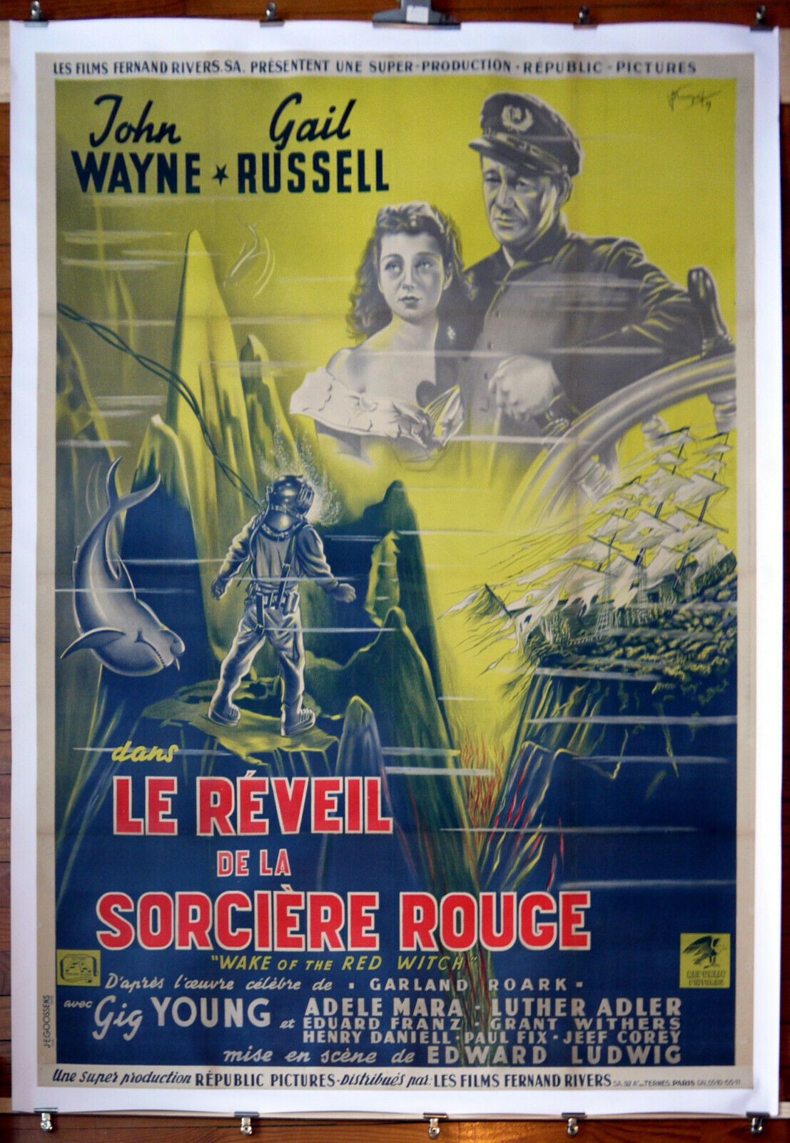 Movie Poster "Wake Of The Red Witch" 1948