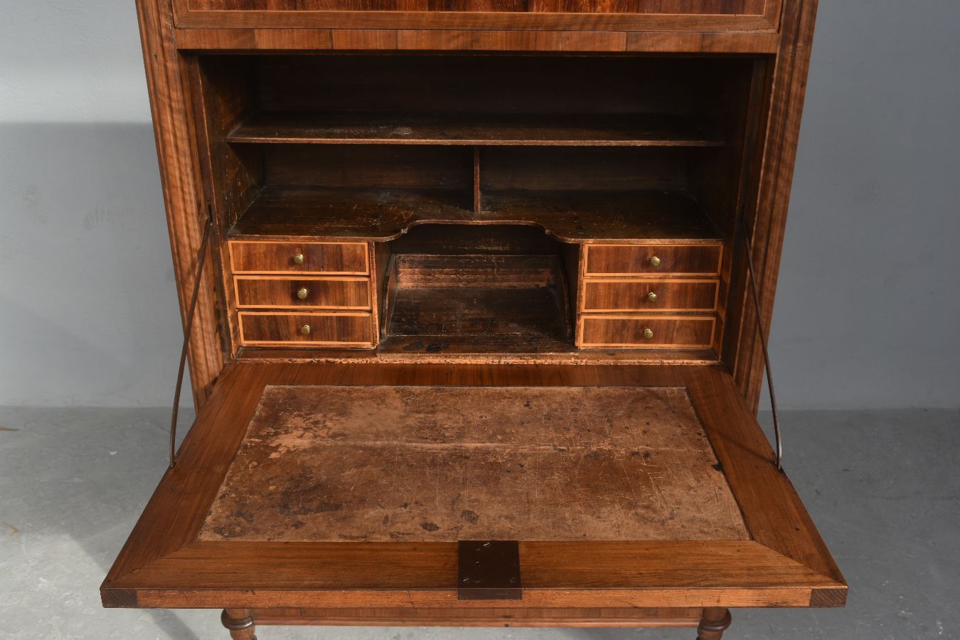 photo for sale Secretary With 18th Century Mahogany Doors