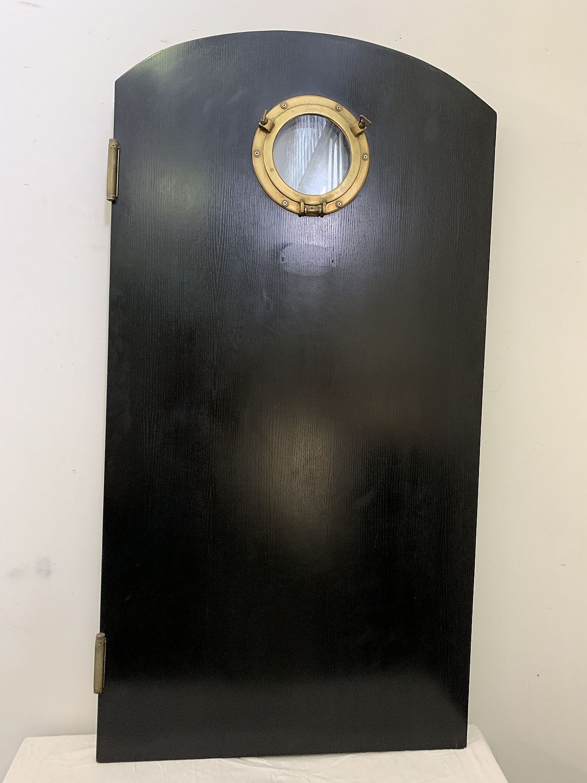 Oak Door With Porthole, 70s photo furniture