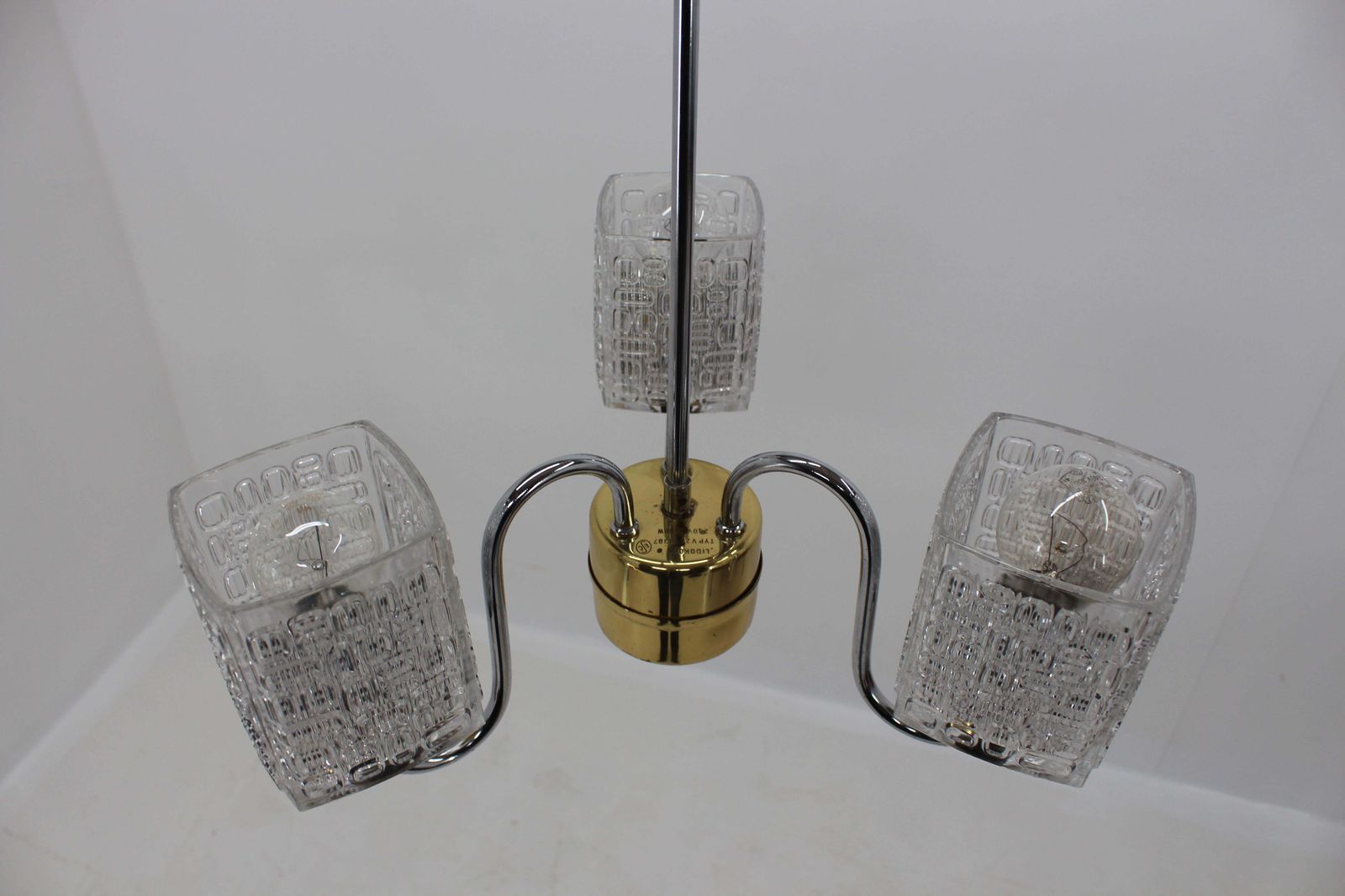 Mid Century Chandelier Lidokov, 1970s photo 391.0