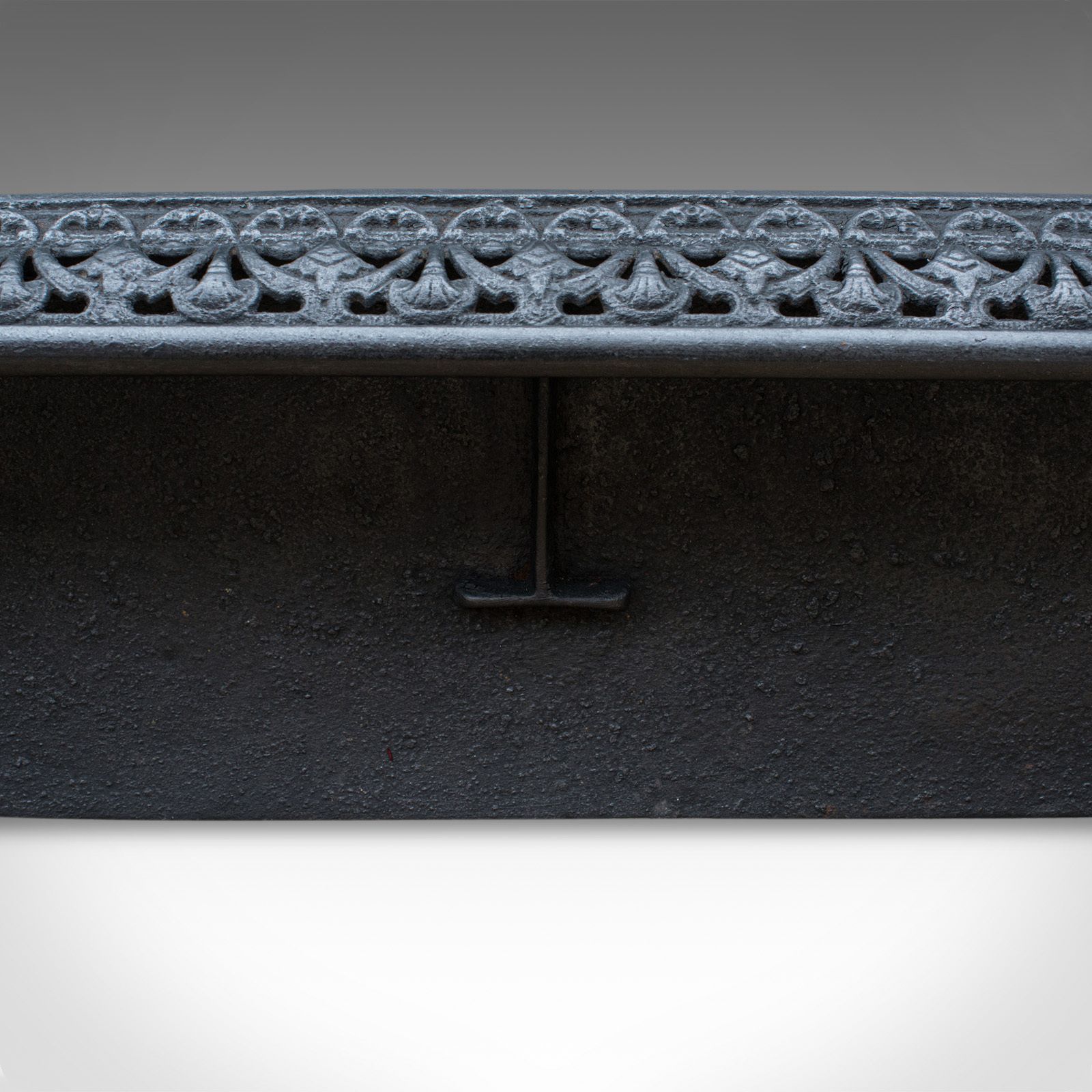 Antique Fire Kerb, Companion Tongs, English, Iron, Fireside Set, Victorian, 1850 photo for sale