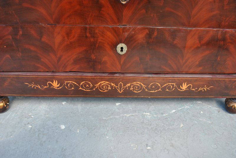 photo for sale Xi Xth Flamed Mahogany Chest Of Drawers