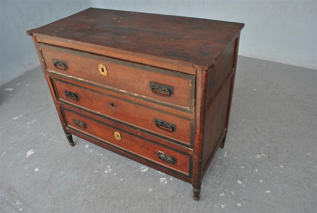 Louis XVI Period Chest Of Drawers In Walnut photo Furniture