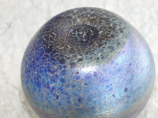 Ball Vase In Iridescent Glassware photo buy