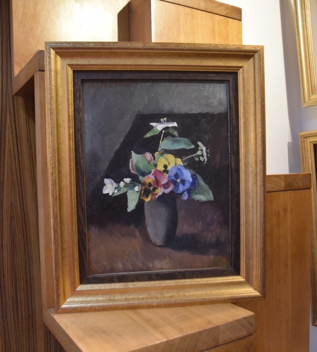 Maurice Asselin (1882 1947) A Bouquet Of Flowers In A Vase, 1942, Oil On Canvas photo vinterior