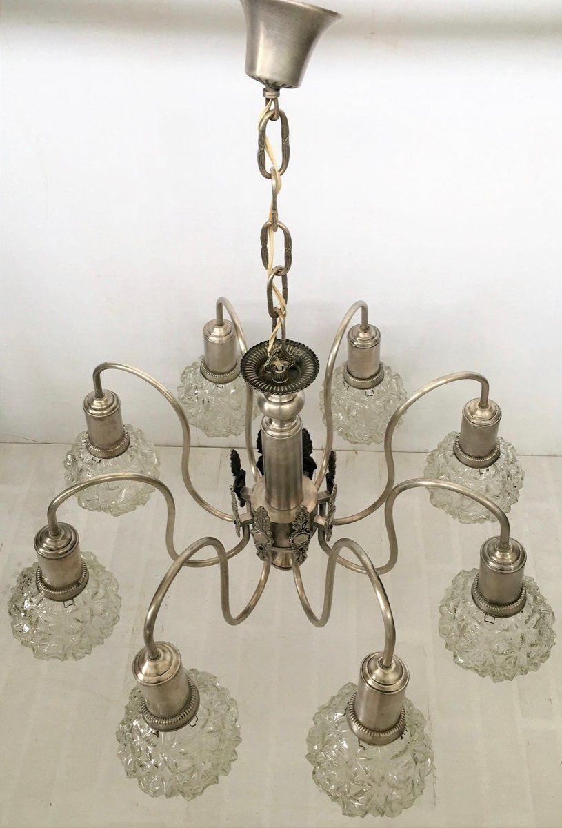 Art Deco Spinnenplafondlamp, Jaren 1960 photo for sale