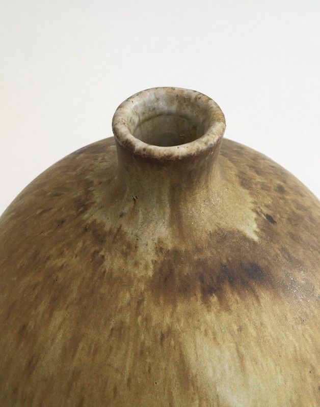 Edouard Chapallaz. Small Sandstone Single Flower Vase. Signed By Swiss Artist Edouard Chapallaz And Stamped Chapallaz Duillier. Switzerland. Circa 195 photo furniture