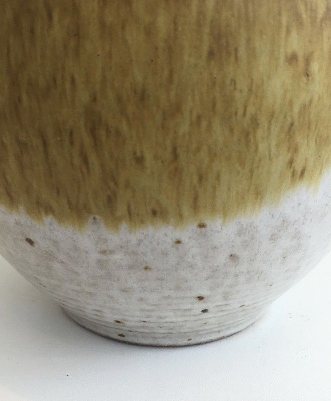 Edouard Chapallaz. Small Sandstone Single Flower Vase. Signed By Swiss Artist Edouard Chapallaz And Stamped Chapallaz Duillier. Switzerland. Circa 195 photo Home Decor