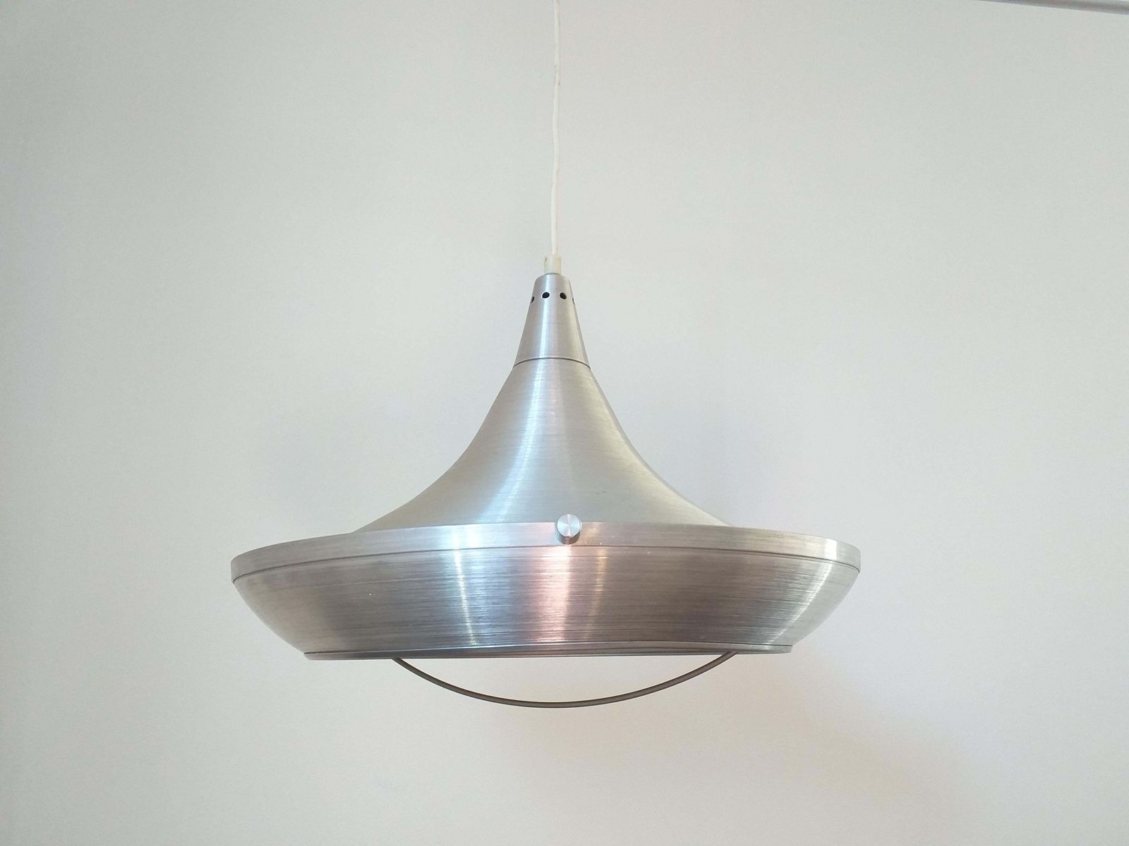 Mid Century Pendant In Style Of Jo Hammerborg, Denmark, 1970s photo Lighting