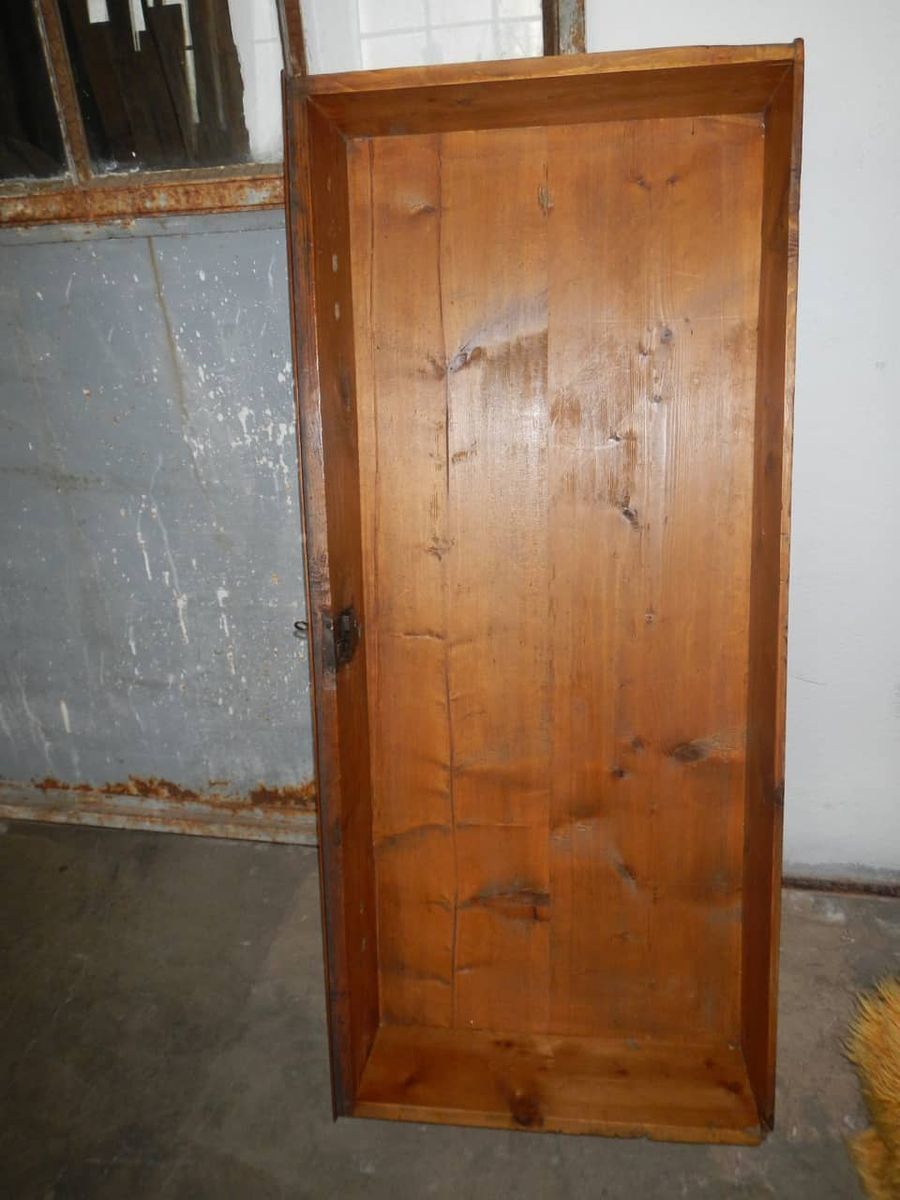 Antique Italian Empire Brass & Walnut Dresser photo vintage