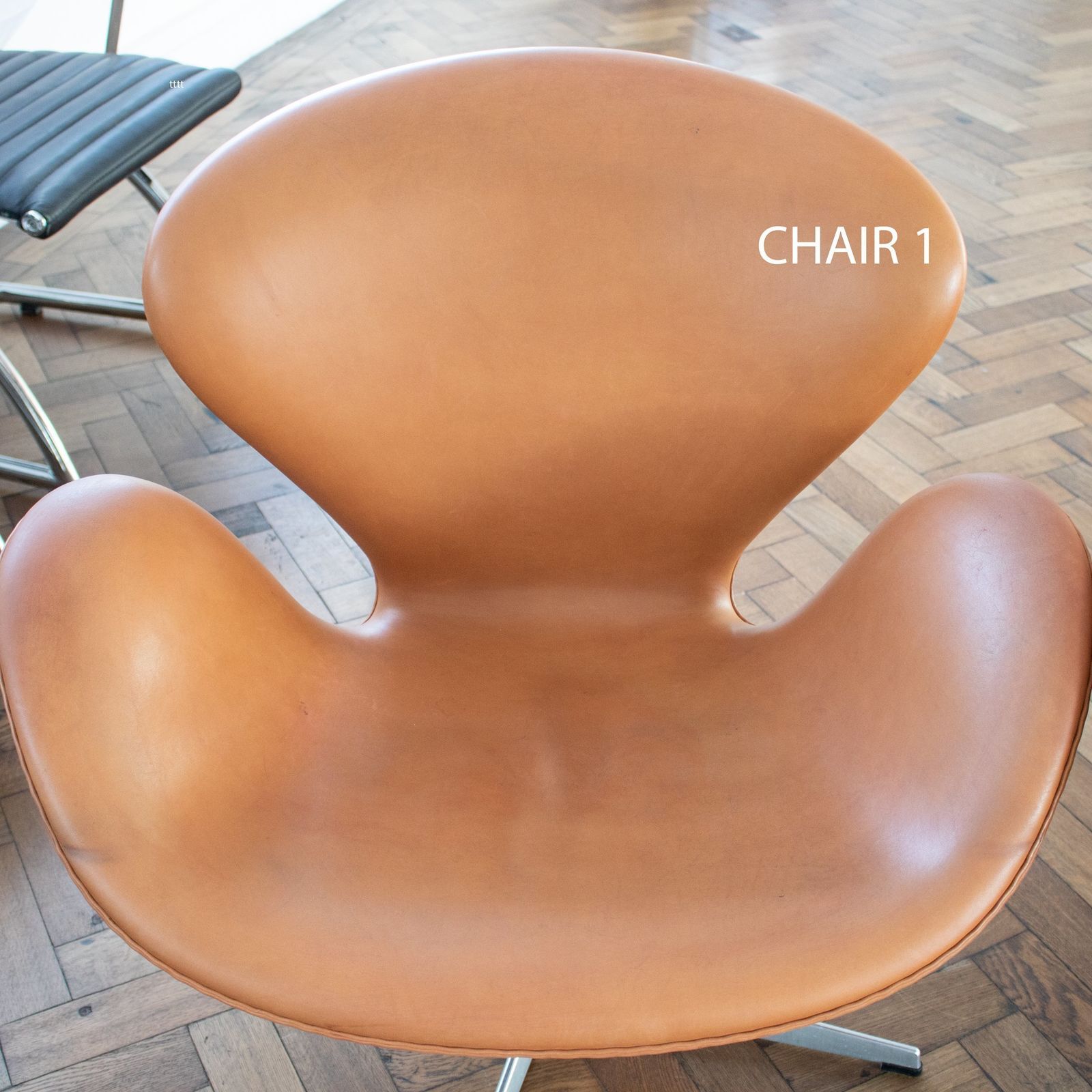 Republic Of Fritz Hansen Swan Chairs In Leather (Sef Of 4) photo 12000.0