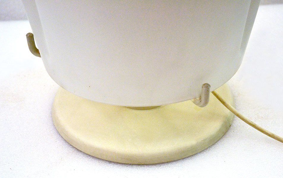 Large Murano Opaline Glass Table Lamp, 1970s photo buy