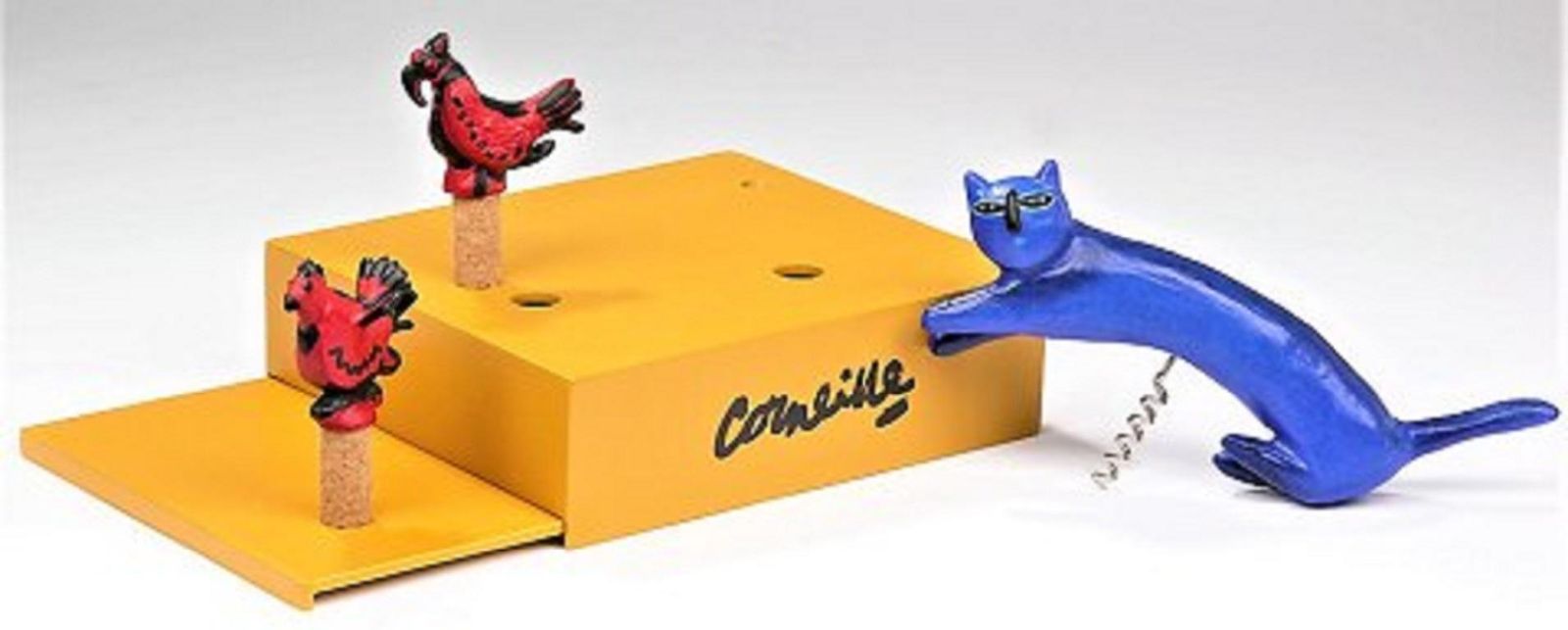 photo for sale Corneille, Cobra Artist, Sommelier Set, Modern Sculpture, Late 20th Century