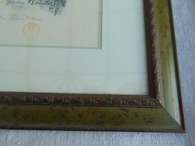 Drawing Naughty Signed By Henri Boutet photo furniture