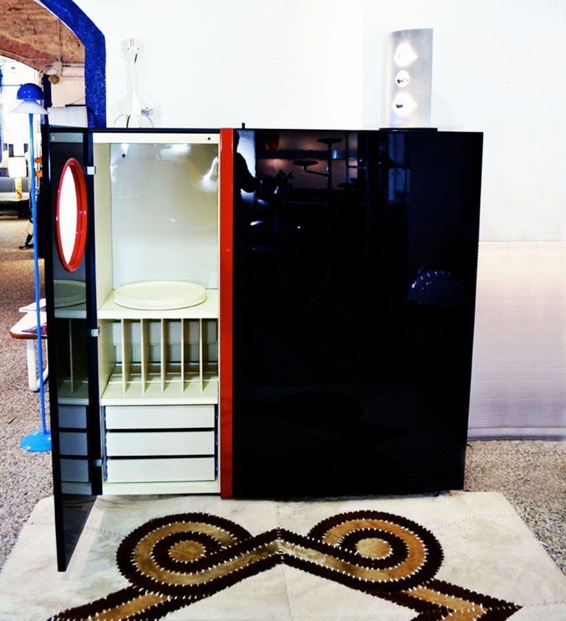 Audio And Video Play Center By Giotto Stoppino For Acerbis, 1980s photo Furniture