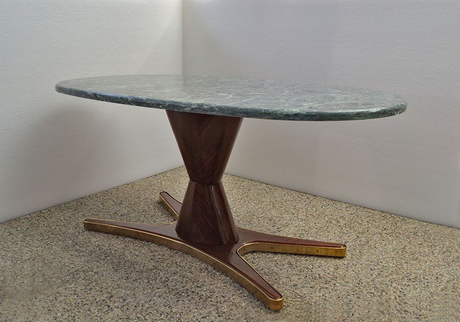Rosewood And Marble Dining Table By Vittorio Dassi For Mobili Moderni Lissone, 1950s photo 6473.0