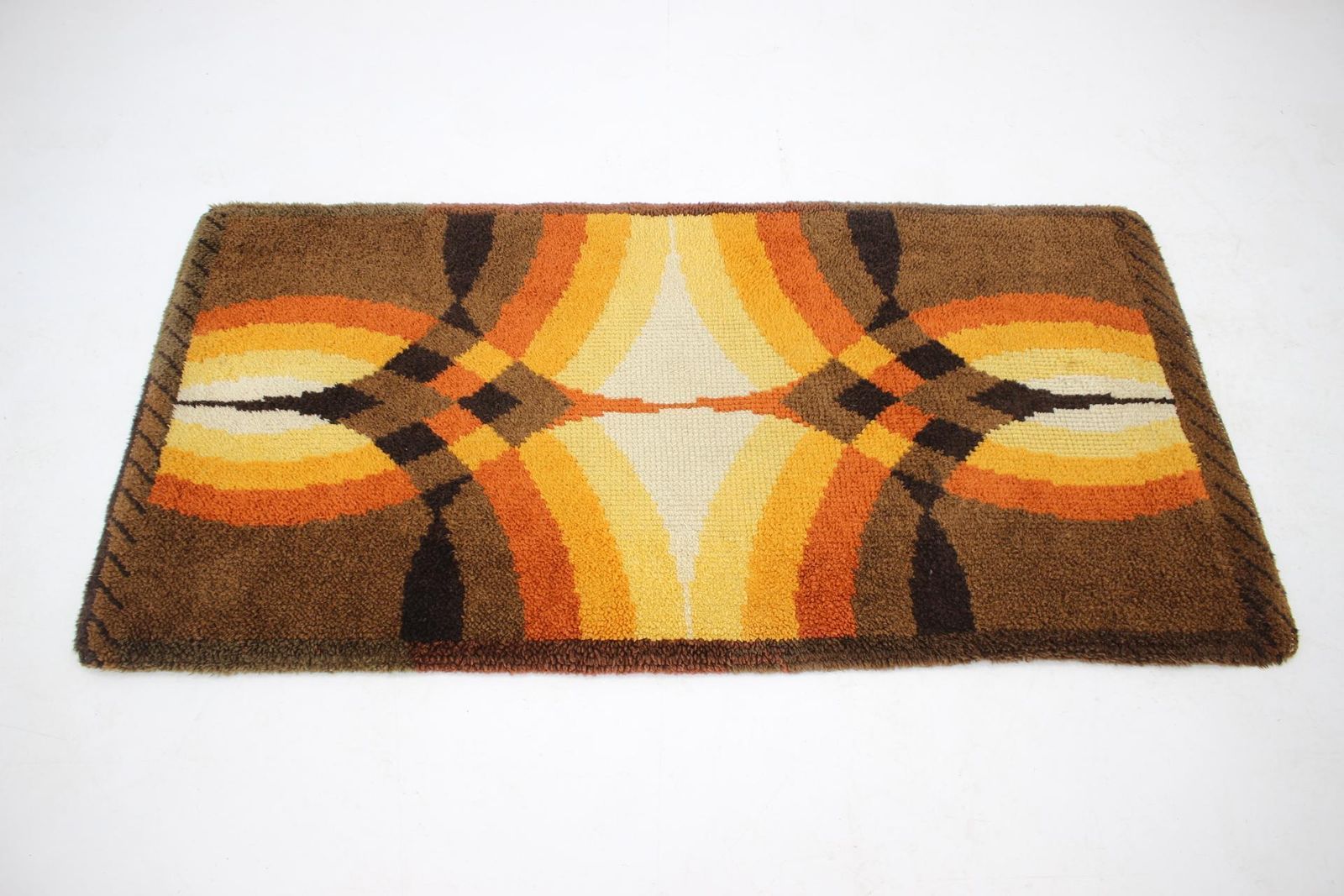 Small Danish Midcentury Wool Carpet / Rug   1970s