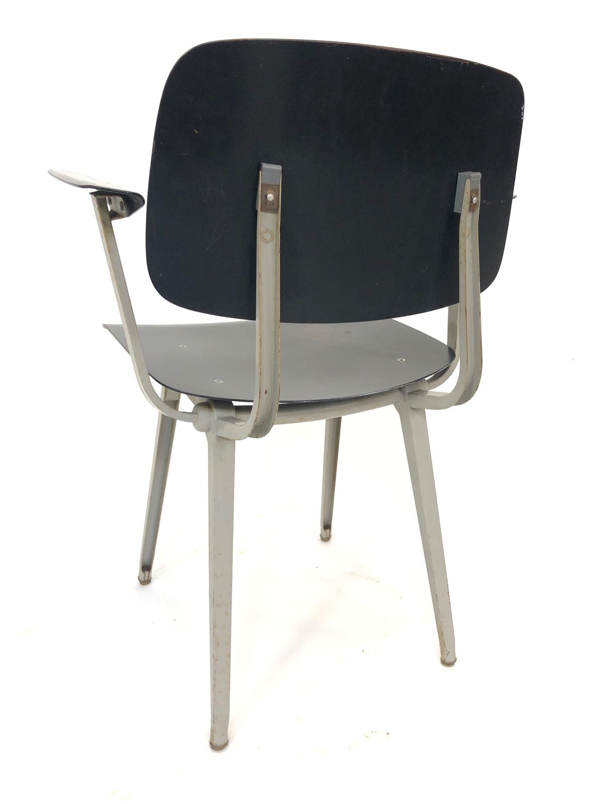photo for sale Set Of 4 Vintage Friso Kramer   Chairs Revolt, Chair Ahrend The Circle, Rare