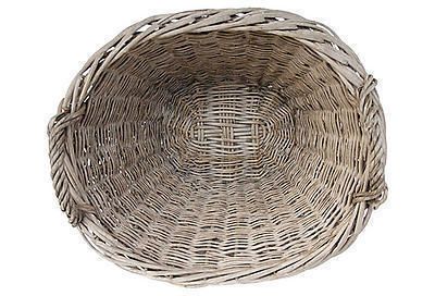 Antique Hungarian Farmhouse Basket photo for sale