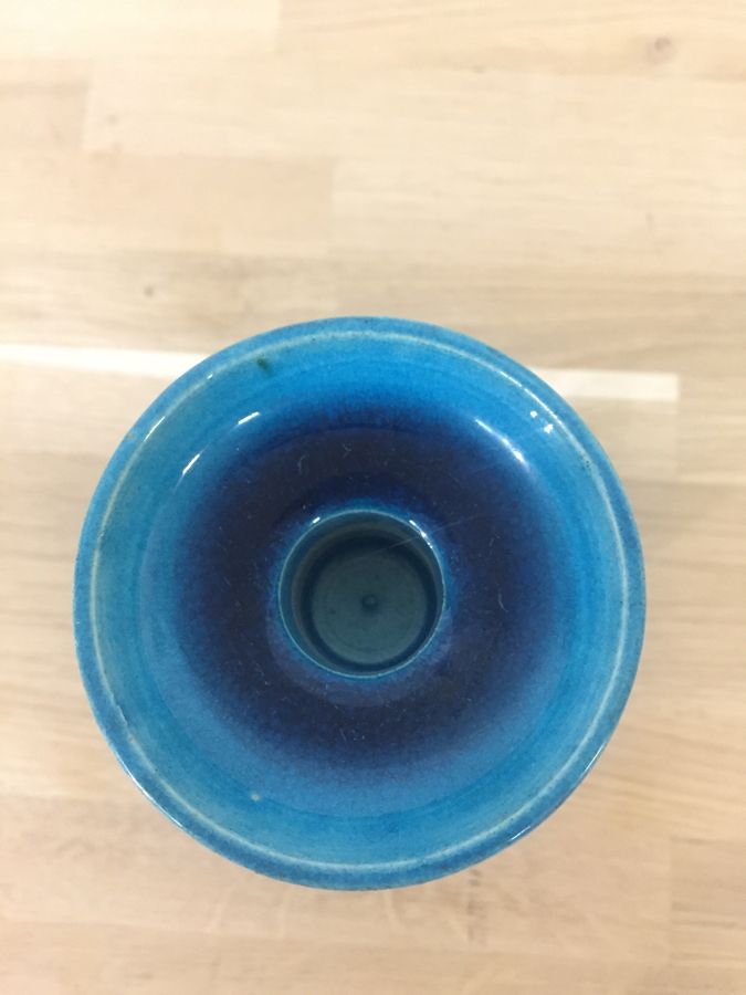Scandinavian Ceramic Candlestick 1960 photo for sale