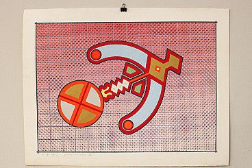 Color Proof For Print By Renato Volpini, Milan, Italy, 70s photo buy