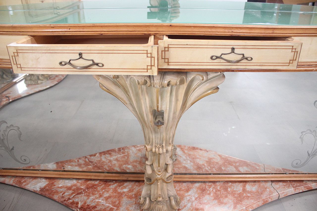Console With Mirror Of La Permanente Furniture Cantù, 1940s photo 3931.0