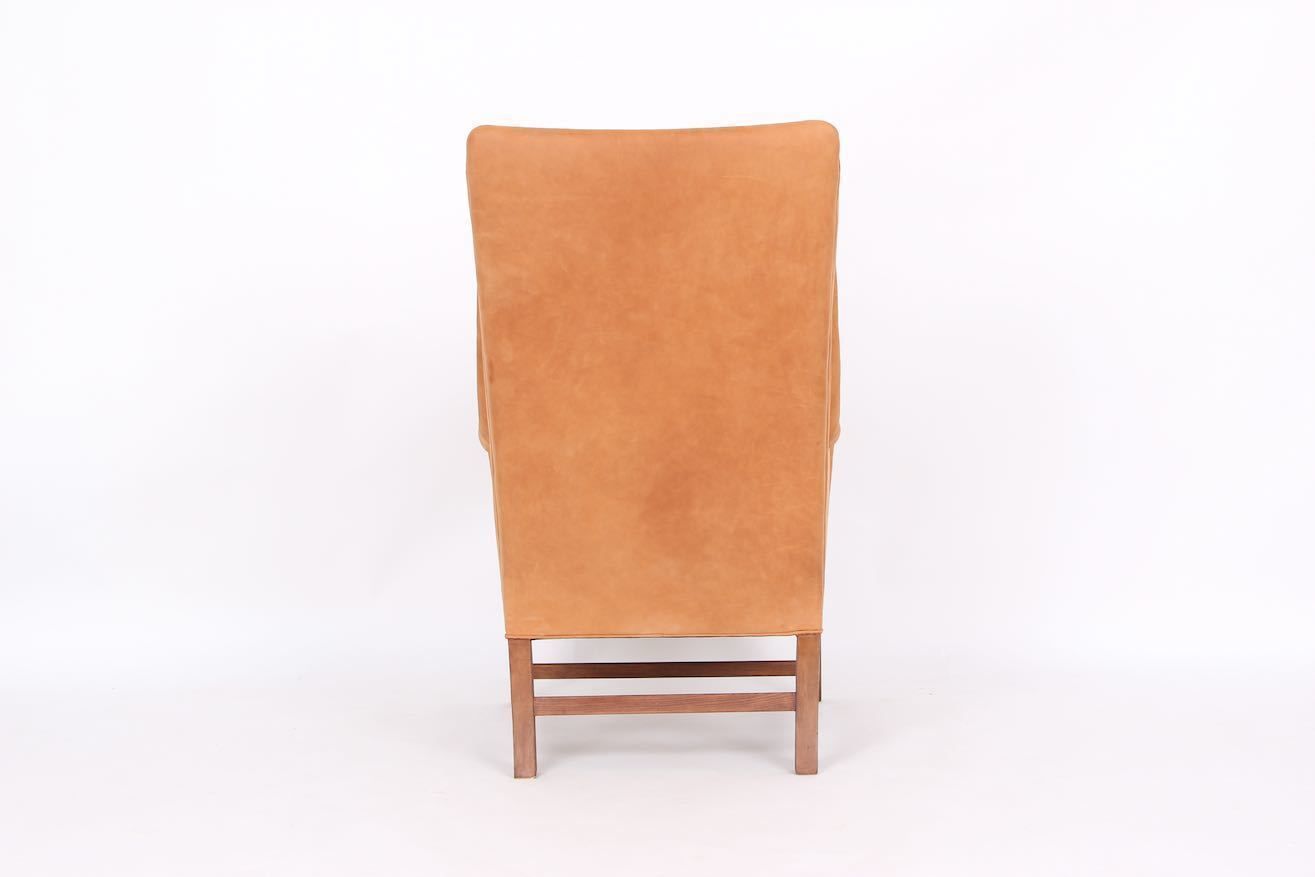 Kaare Klint High Back Chair, Model. 6212. New Restored And New Leather. photo furniture