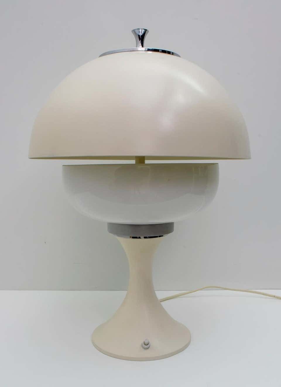 Pair After Gaetano Sciolari Mid Century Italian Lamps, 1960s photo vintage