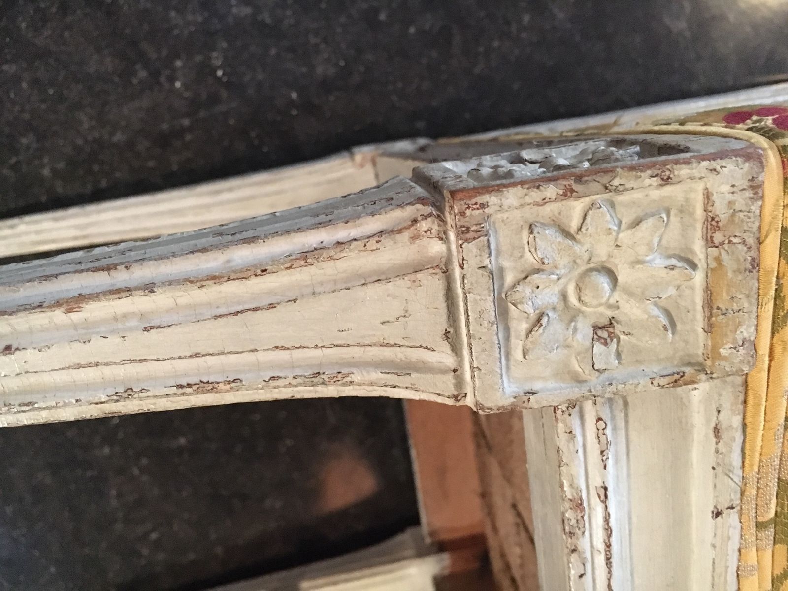 A Pair Of Louis XVI Period Chairs In Their Original Decoration.. photo buy