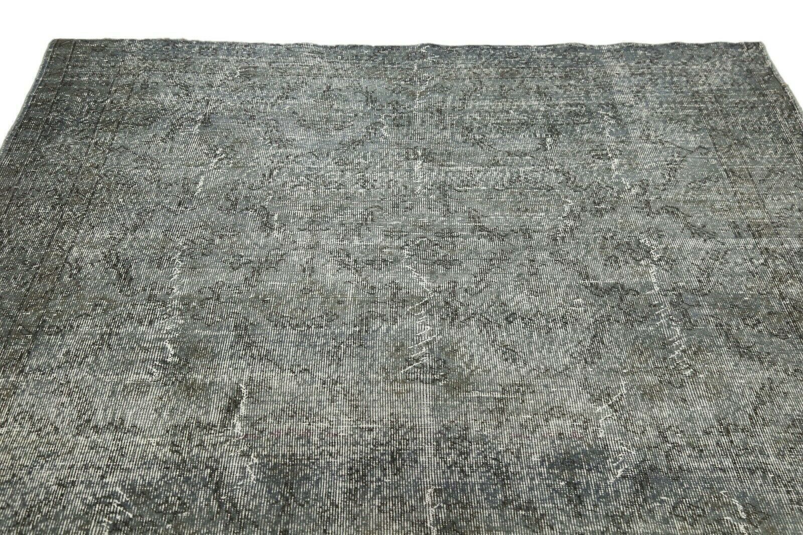 197x307 Cm Oushak Turkish Area Distressed Vintage Living Room Handwoven Wool Rug 6'5x10'1 Ft photo 571.0