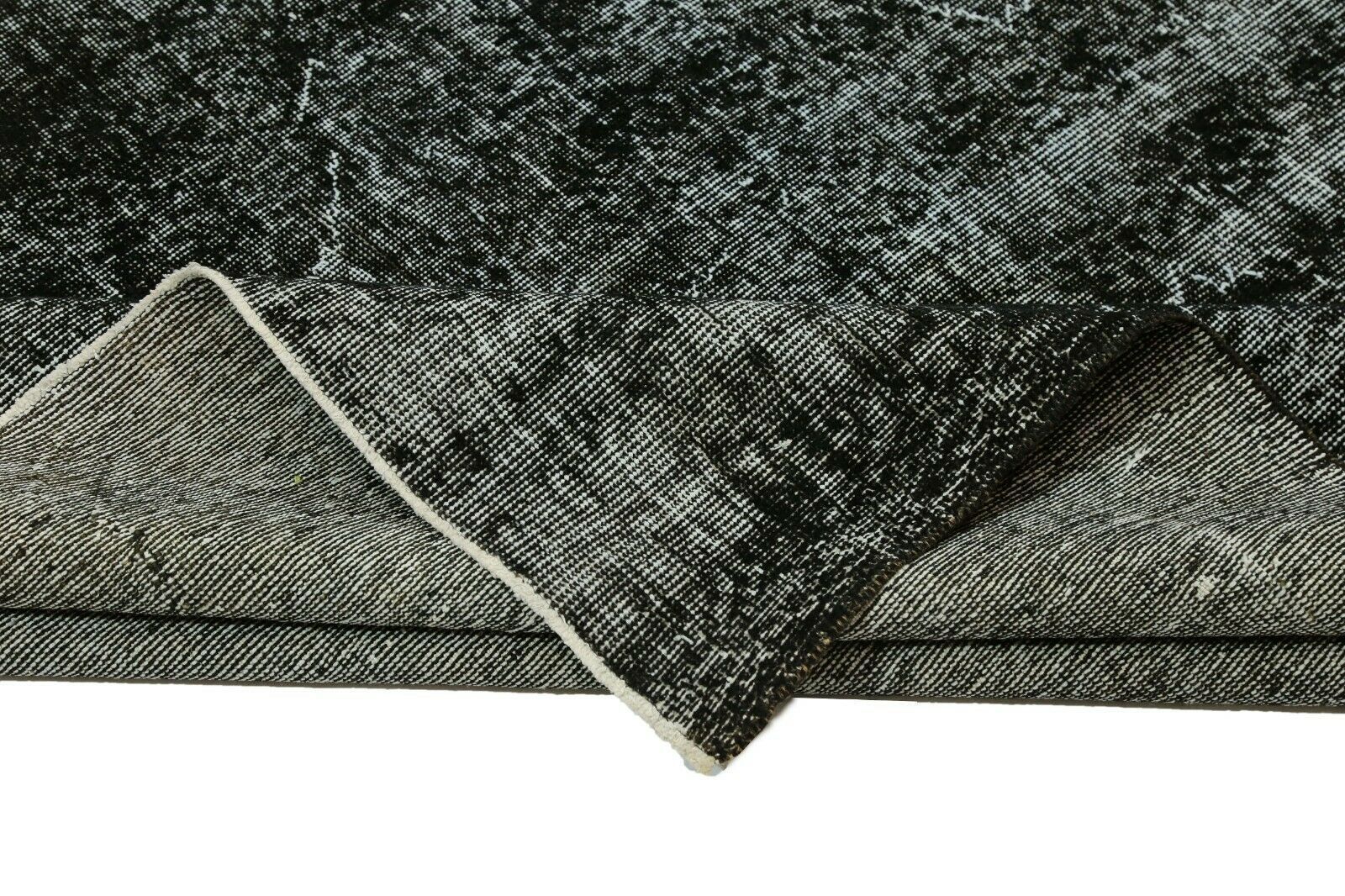 photo furniture 212x313 Cm Vintage Black Rug Turkish Area Room Decor Hand Knotted Oushak Turkey Rug 7x10'3 Ft
