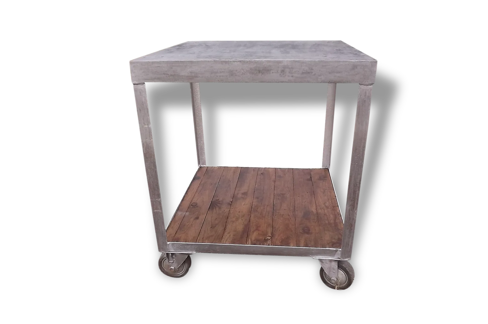 Table Industrial Iron And Wood