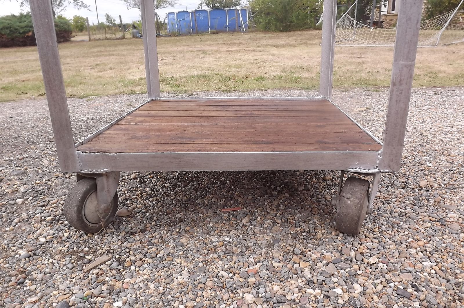 Table Industrial Iron And Wood photo for sale