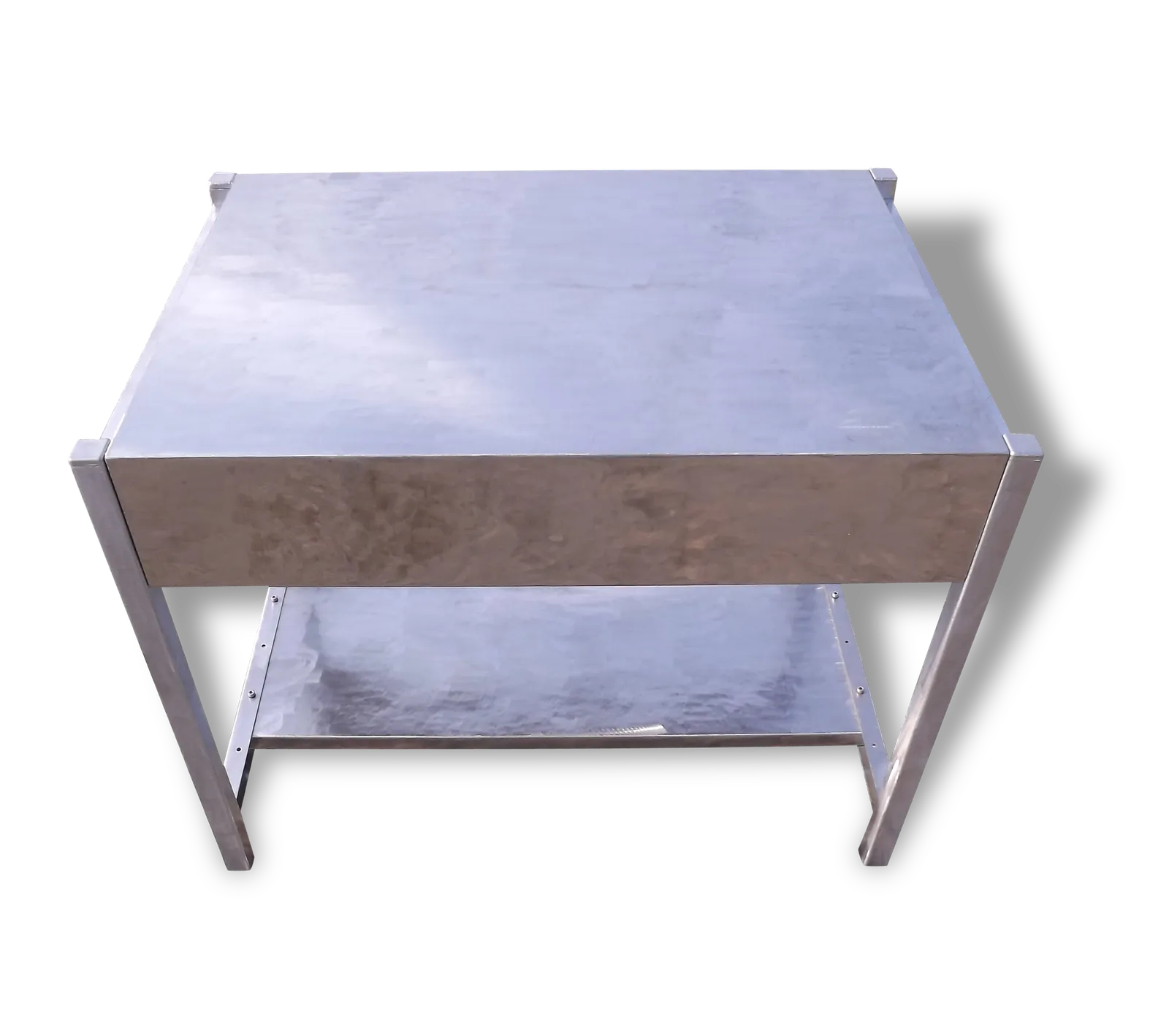 Industrial Iron Side Table