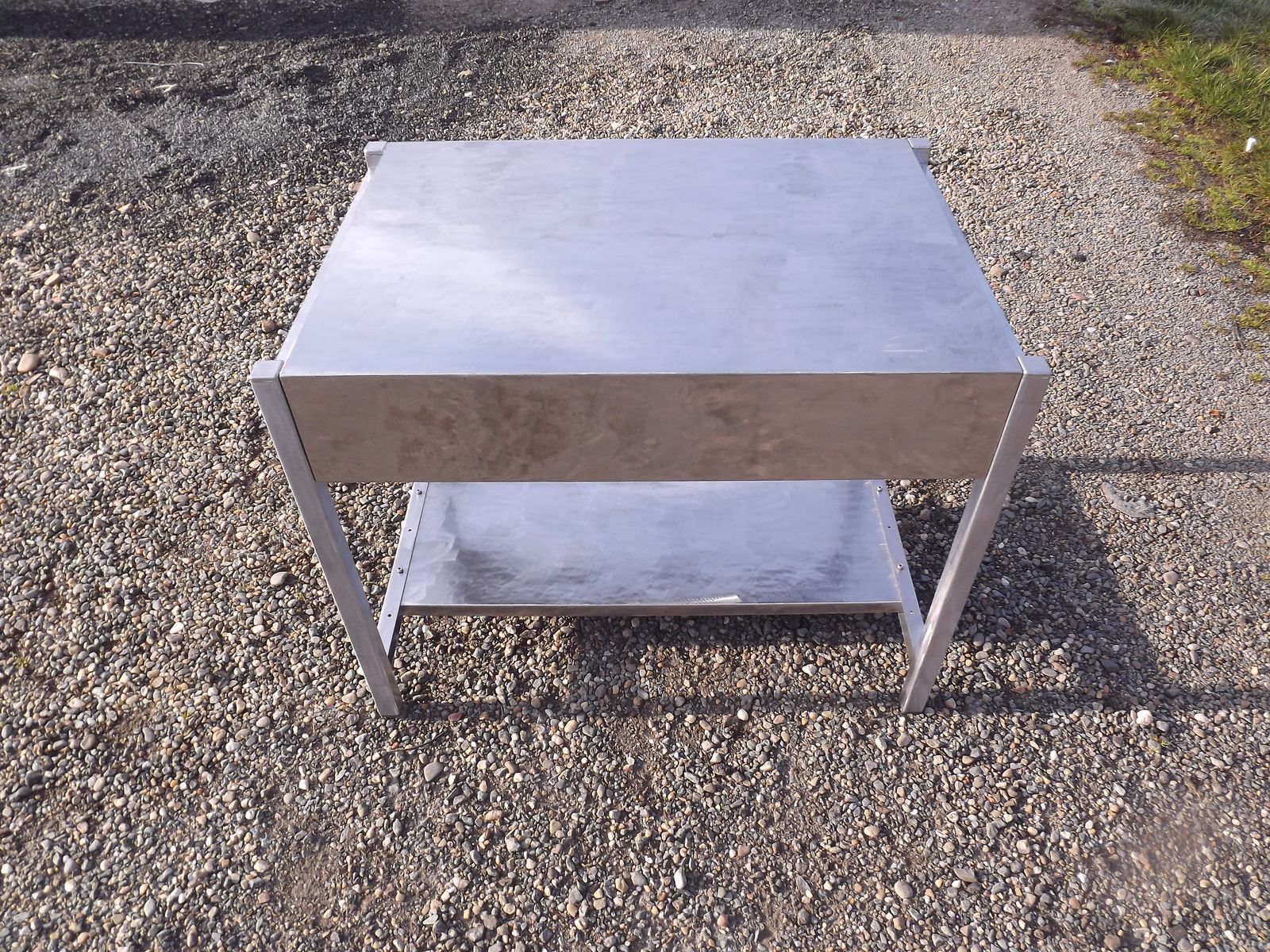 Industrial Iron Side Table photo 145.07999999999998