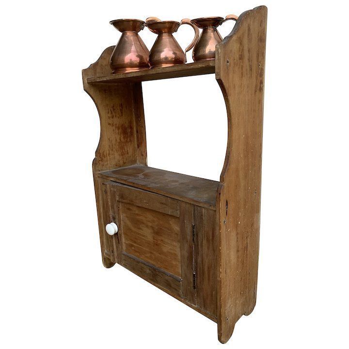 Antique Pine Kitchen Shelf