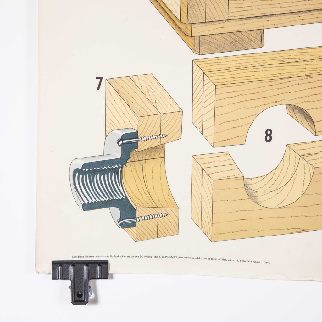 Czech Technical Industrial Drawing – Foundry Mould Engineering Poster – 11 photo furniture