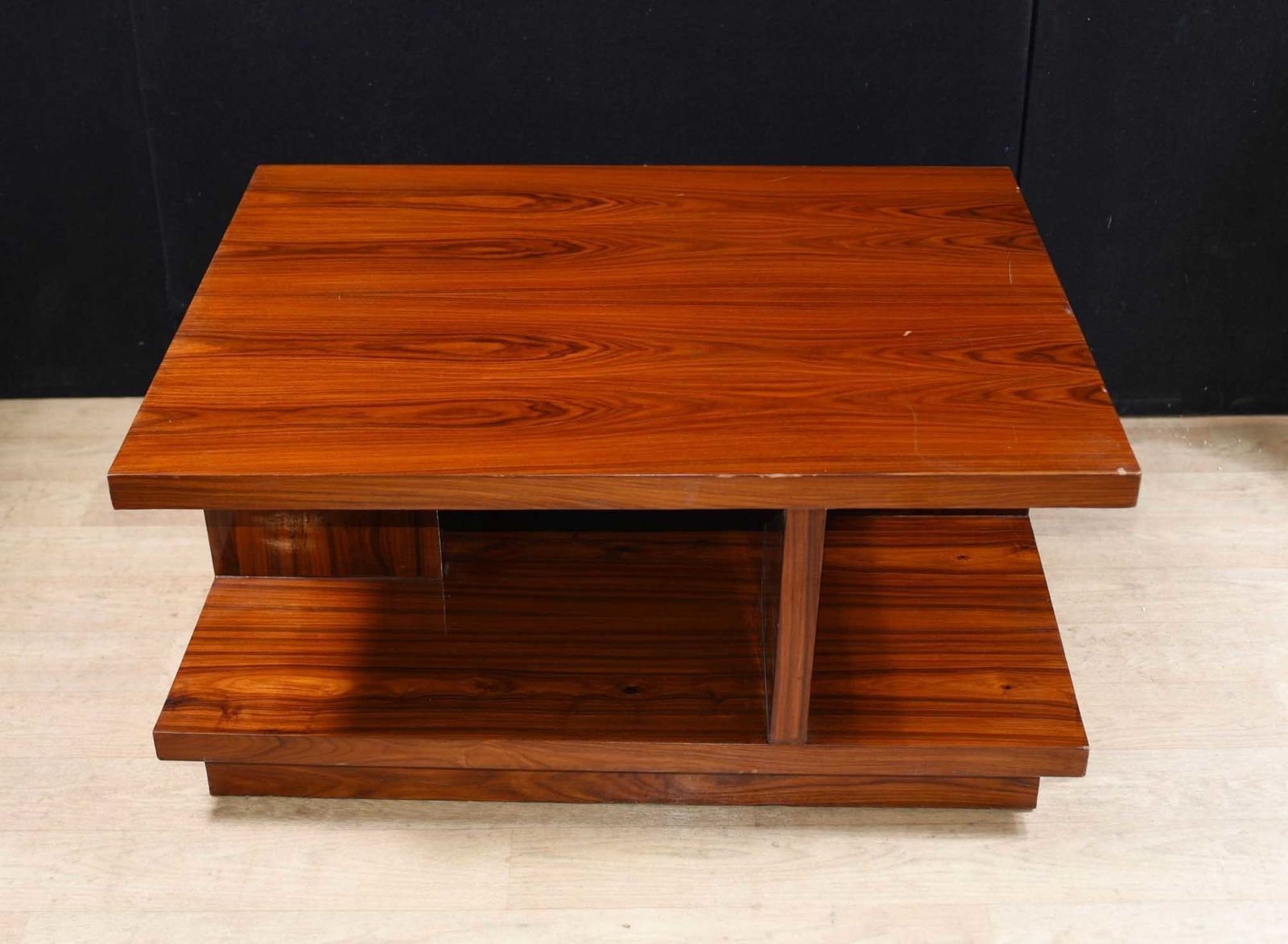 Art Deco Coffee Table Rosewood Modern Vintage Furniture photo for sale