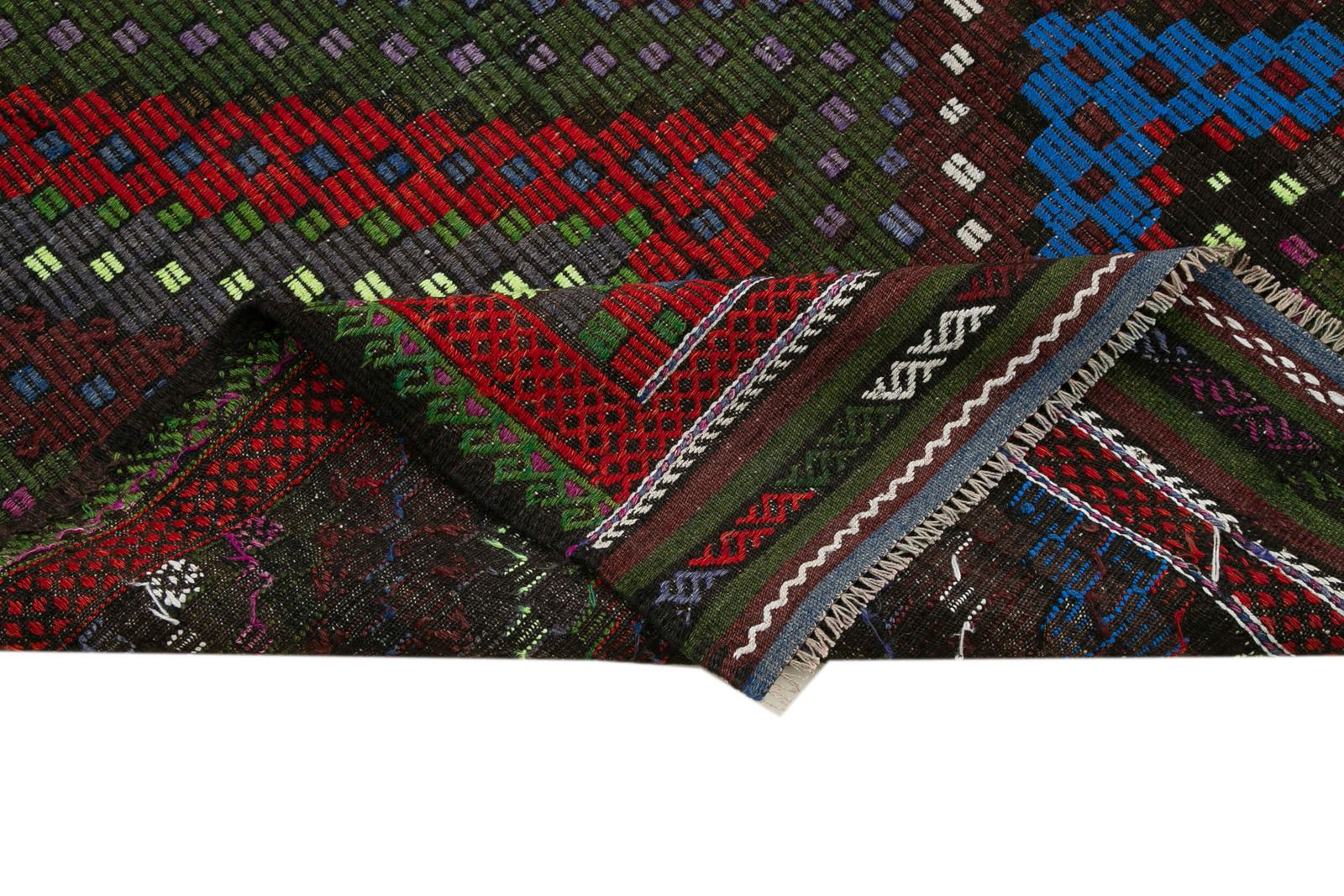 Antique Turkish Cecim Kilim 263 X 203 Sku 35721 photo Textiles