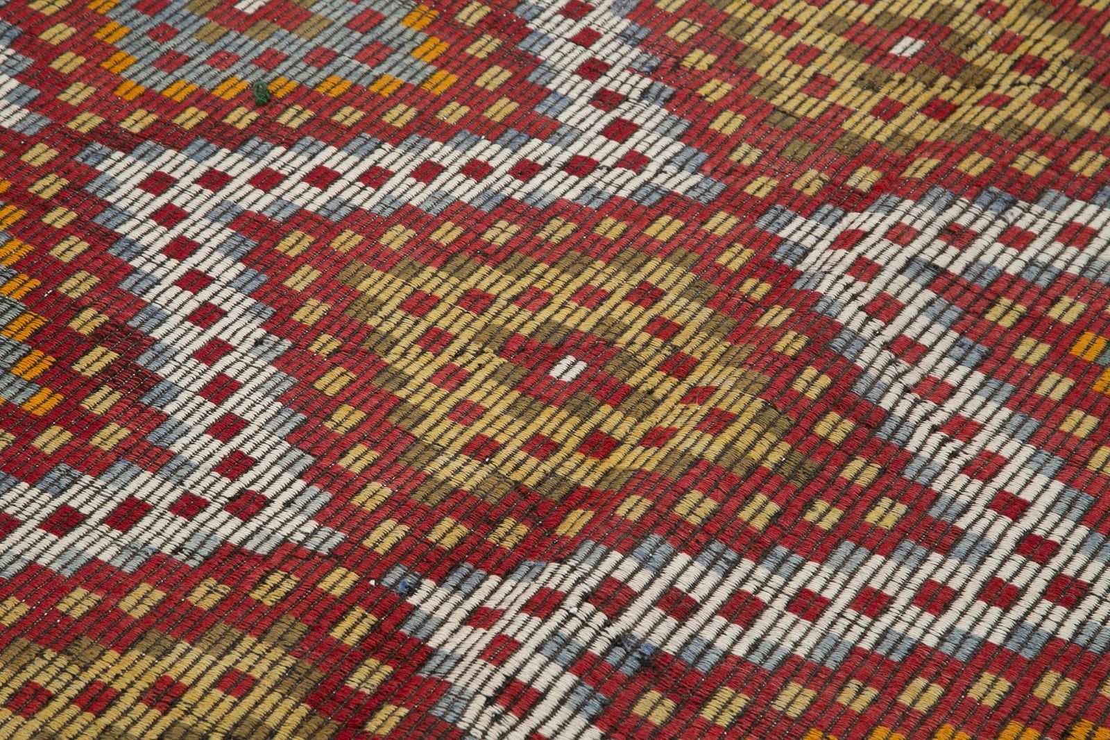 Antique Turkish Cecim Kilim 304 X 181 Sku 35664 photo vinterior