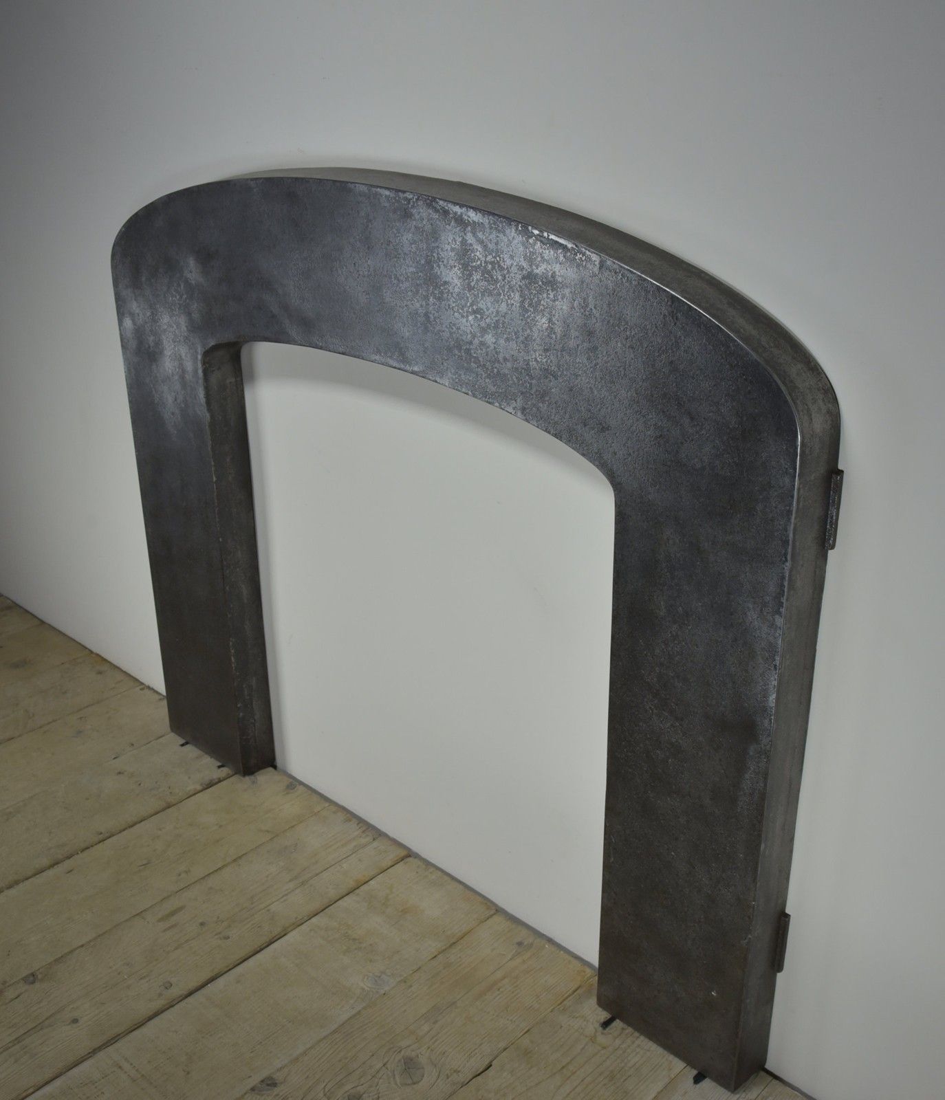 Unusual Antique Cast Iron Fire Surround photo vintage