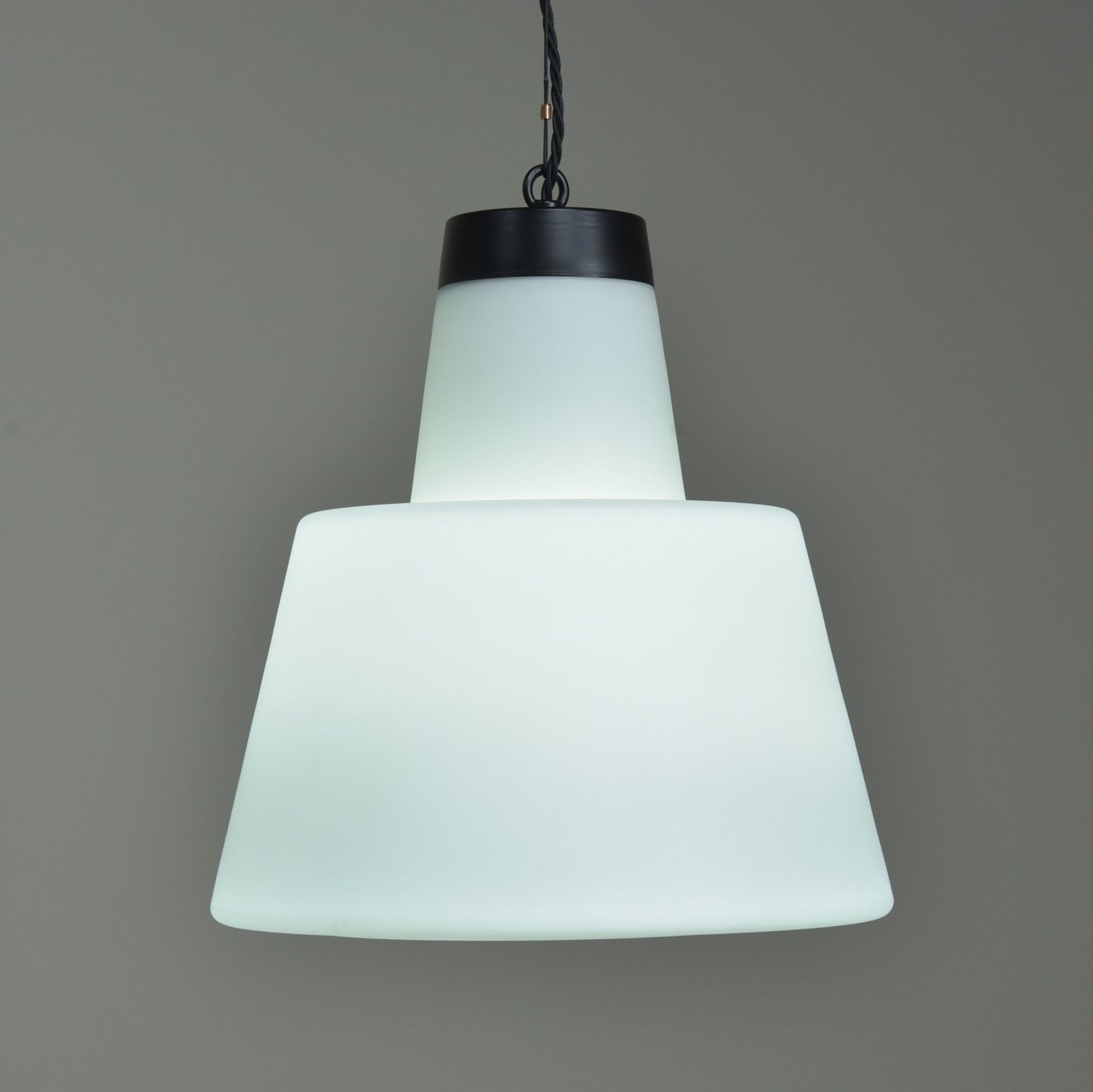 Stepped Conical Opaline Lights photo vinterior