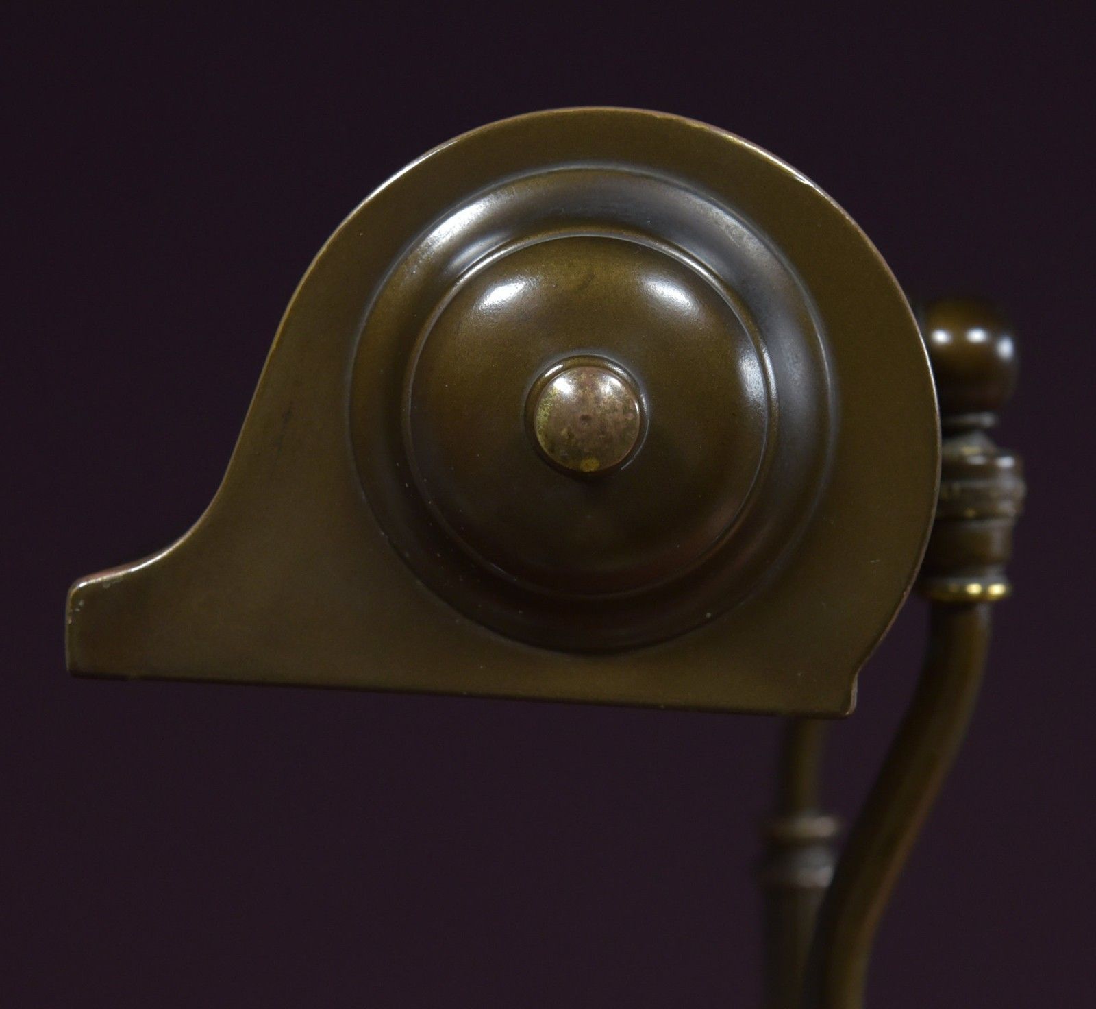 Ajusco Bronze Desk / Bankers Table Lamp photo for sale