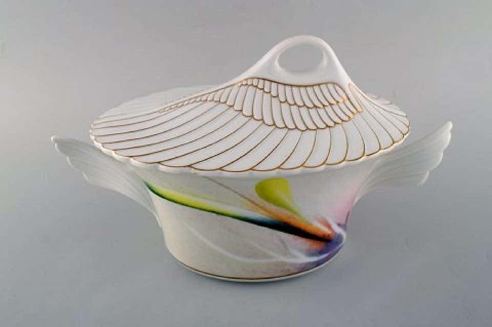 Paul Wunderlich For Rosenthal, Large "Mythos" Porcelain Tureen, 1980s 1990s photo furniture