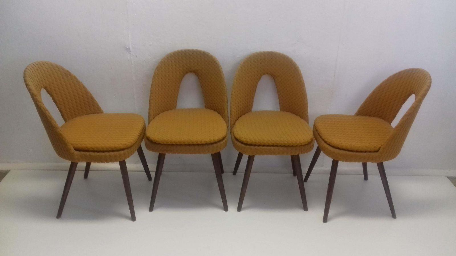 Set Of Four Design Dining Chairs Designed By Antonín šuman, 1960s photo for sale