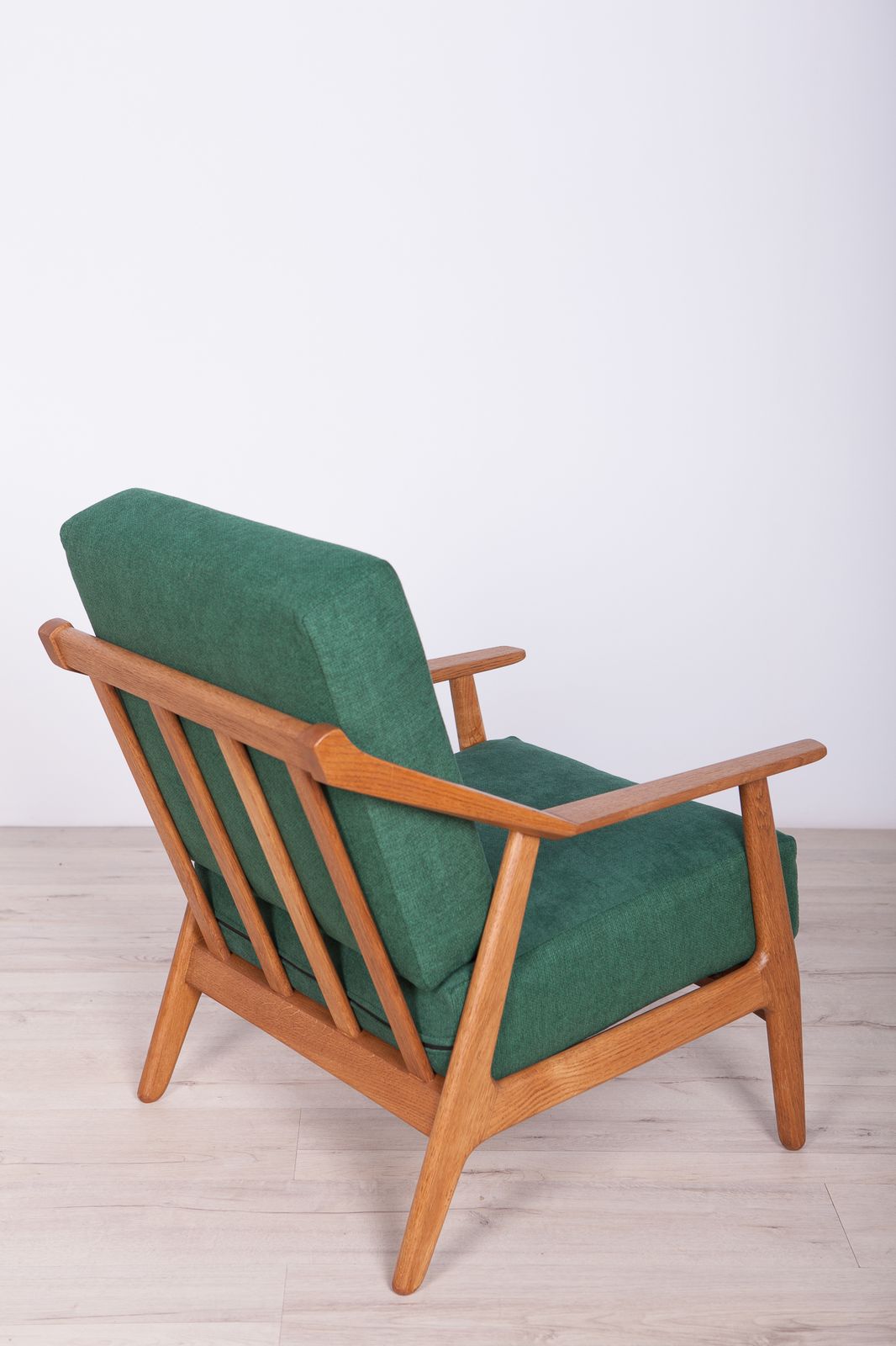 Danish Oak Armchair By Brockmann Petersen For Randers Møbelfabrik, 1960s photo Furniture