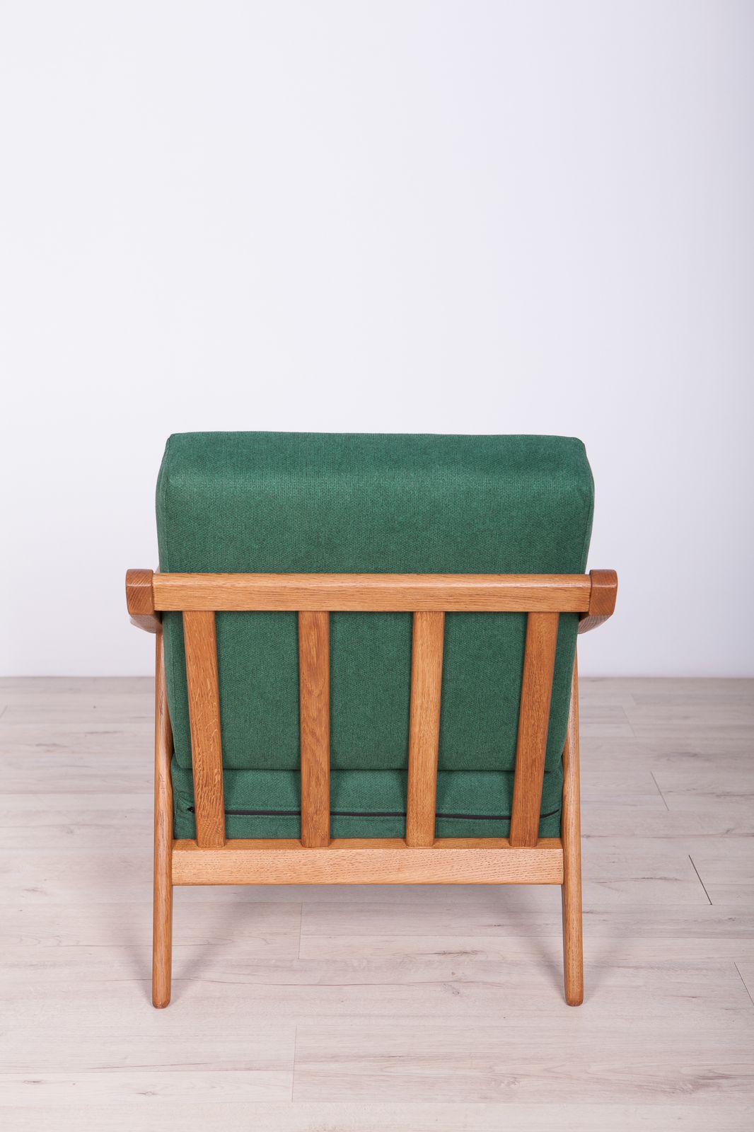 Danish Oak Armchair By Brockmann Petersen For Randers Møbelfabrik, 1960s photo vinterior