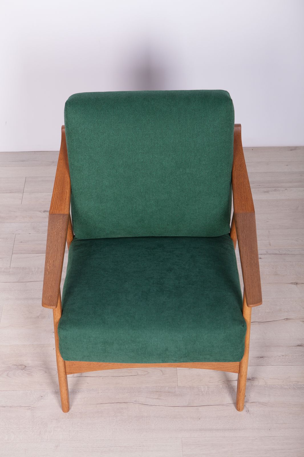 Danish Oak Armchair By Brockmann Petersen For Randers Møbelfabrik, 1960s photo buy