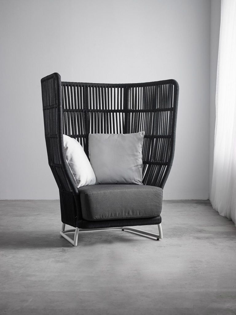 Design Fauteuil Met Hoge Rugleuning Voor Buiten photo furniture